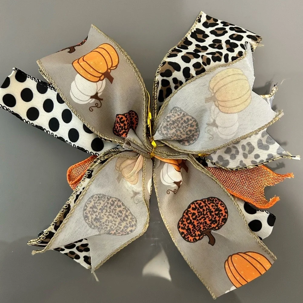 Fall Wreath Bow